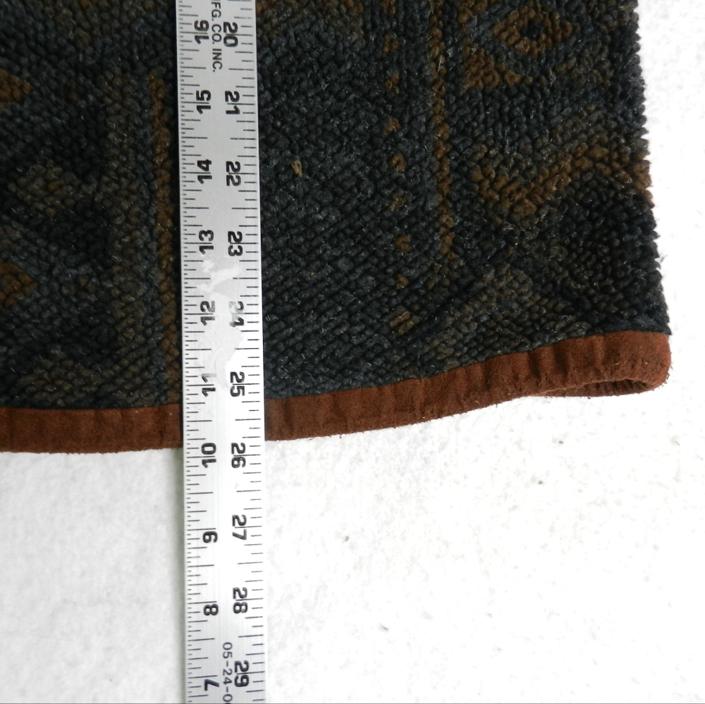 Vintage Kuhl Alf Fleece Jacket Size Small Aztec Hike Trail USA 90s - Picture 9 of 10